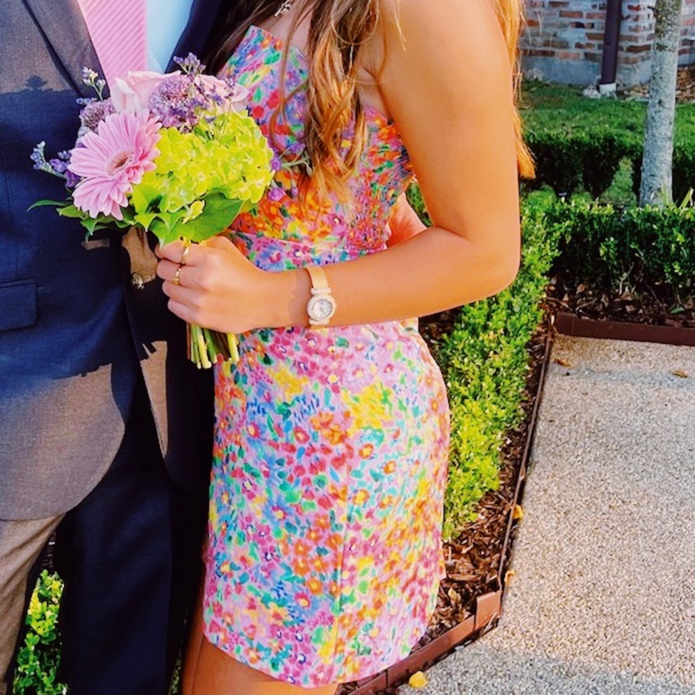 Amanda Uprichard Fae Rose Dress
